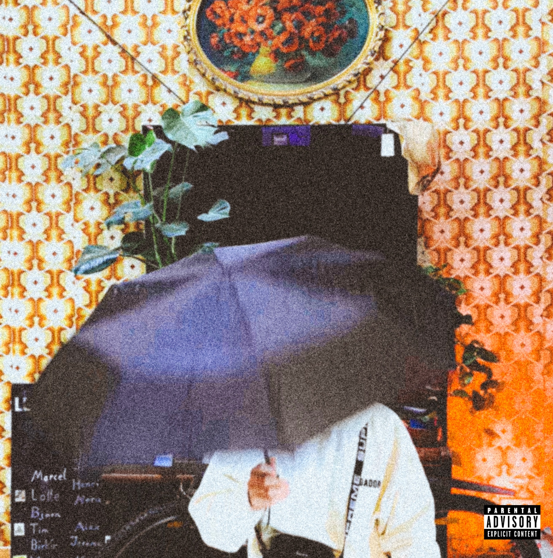 Sirens & Caviar - Song by ZAFKO (2023) album artwork featuring hip hop and electronic music from Athens underground scene